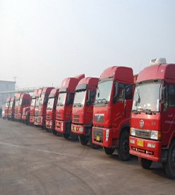 常州到淄博物流车辆展示